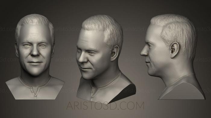 Busts and bas-reliefs of famous people (BUSTC_0260) 3D model for CNC machine